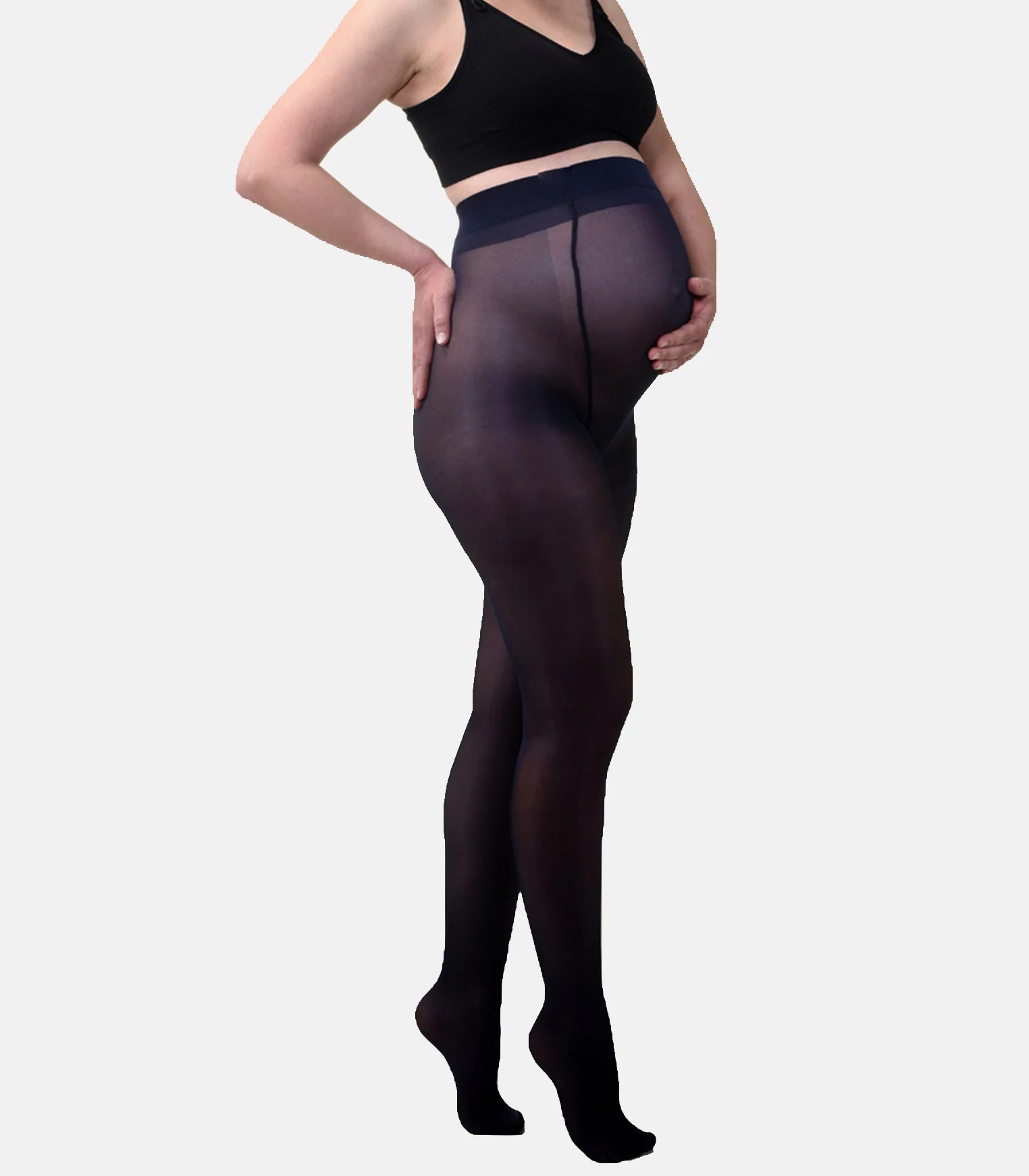 Collants de grossesse transparant magique 40den | Bleu