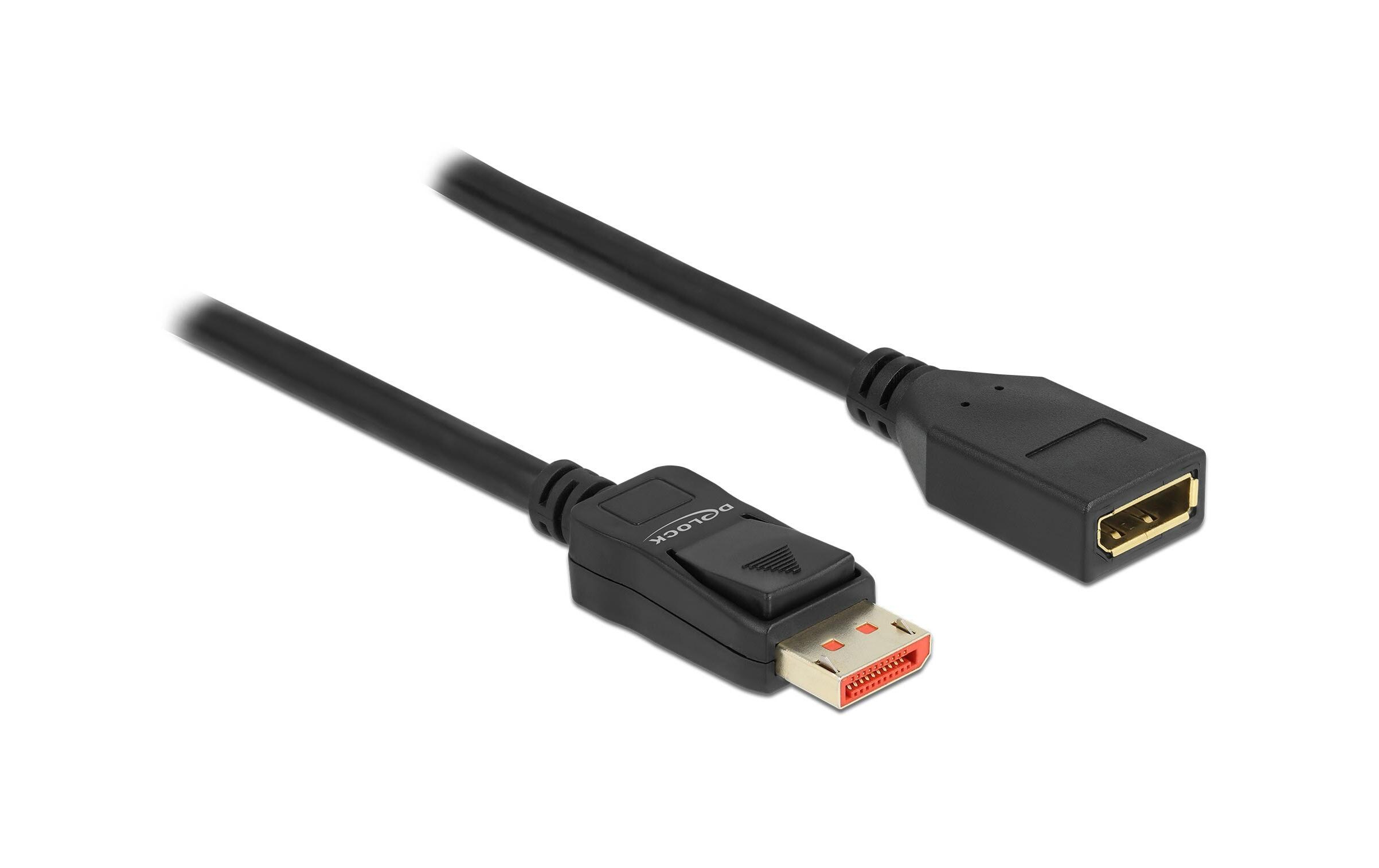Verlängerungskabel DisplayPort - DisplayPort, 1 mDisplayPort Verlängerungskabel 8K 60 Hz 1 m