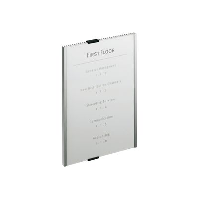 Durable Info Sign - Plaque de porte personnalisable - A4 portrait