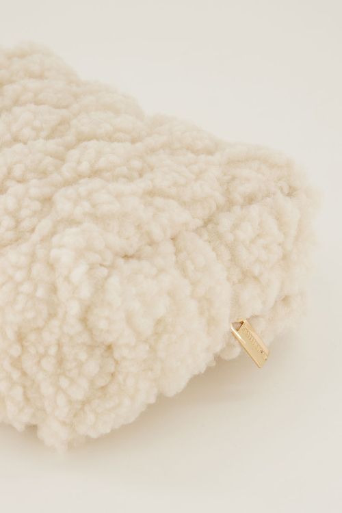 Beige teddy toilettas set