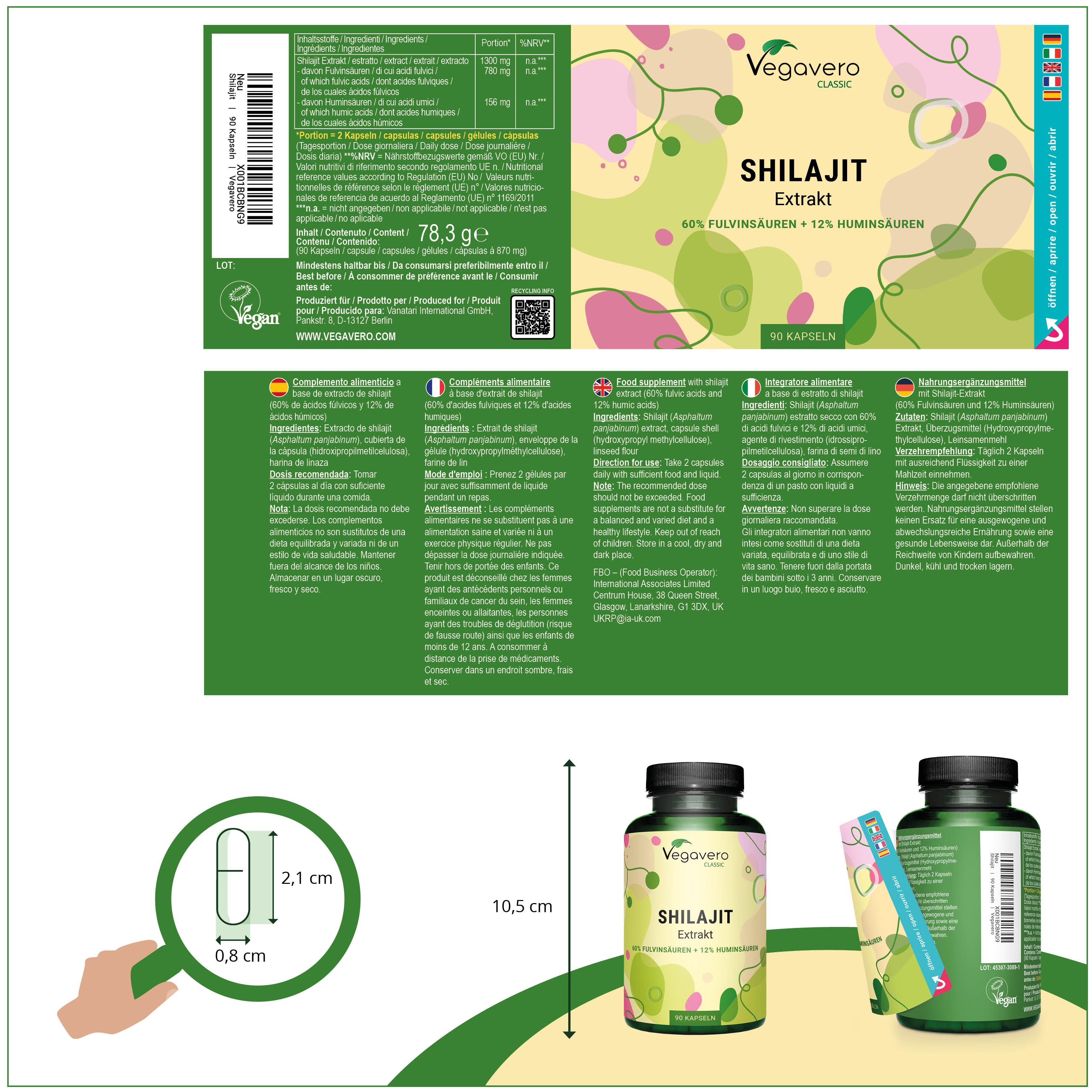 VEGAVERO Shilajit Mumijo