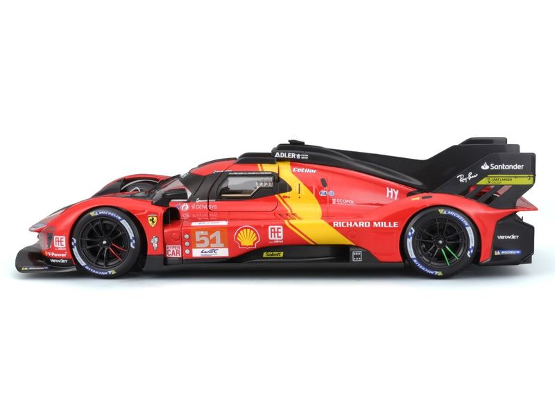 BBurago Ferrari 499P Le Mans Champion 2023 Rot 1:18 Sammlermodell im Massstab 1:18