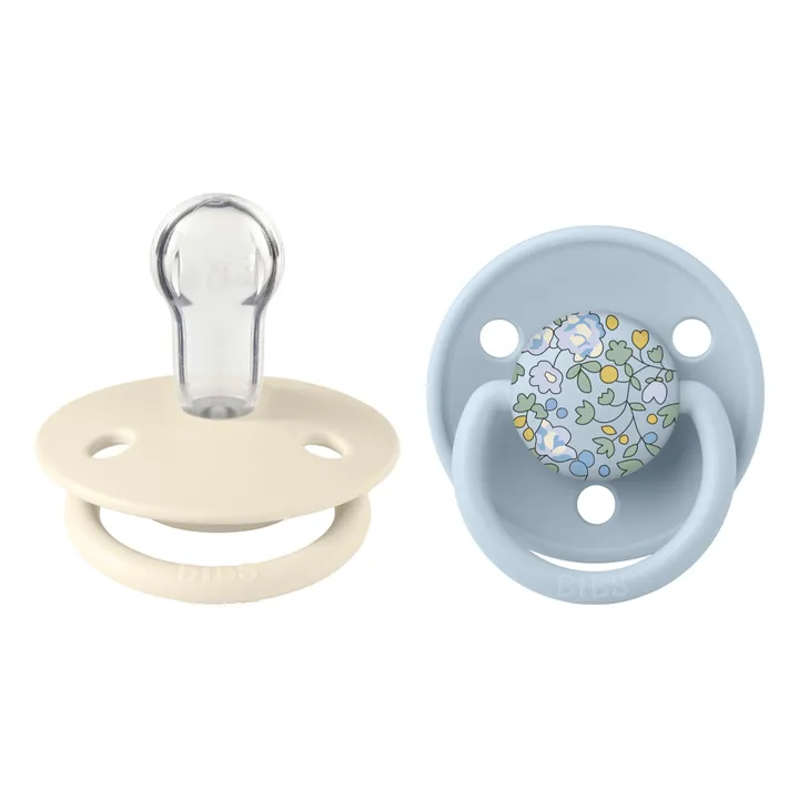 Bibs Tétines en silicone Bibs x Liberty - Set de 2 | Bleu ciel