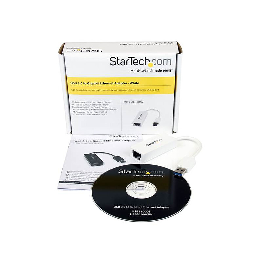 StarTech.com Adaptateur Gigabit Ethernet USB 3.0 - USB31000SW