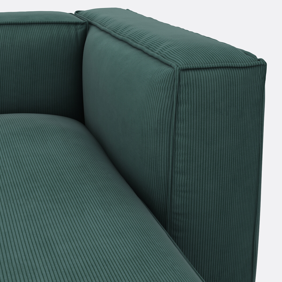 LA REDOUTE INTERIEURS<br>Sofá retangular de veludo cotelê Seven