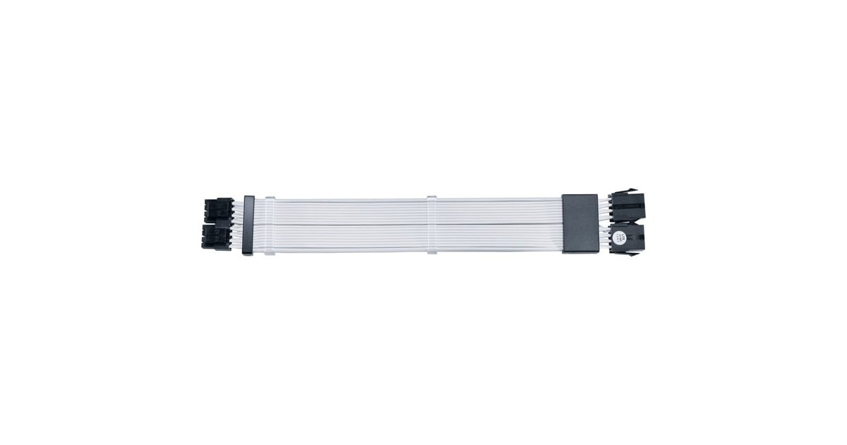Lian LiStrimer Wireless PW8-1W-CPU - 2x8-pin CPU verlengkabel  (0,26 meter, RGB leds)