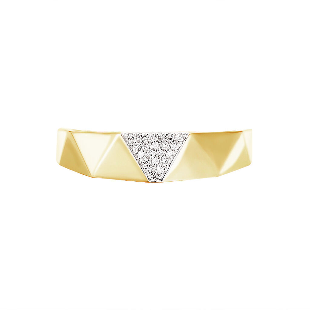 Bague Lizia Or Jaune Diamant