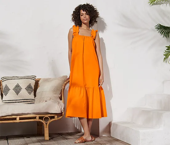 Popeline-Kleid