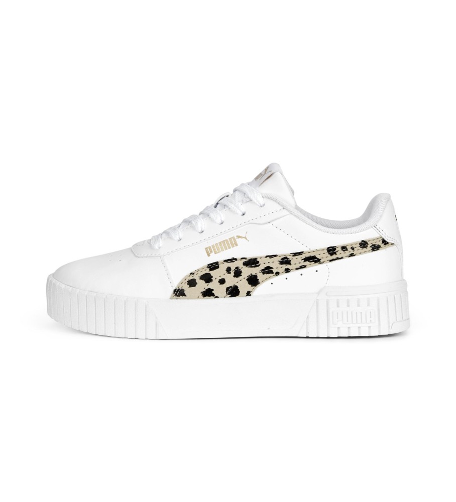 Tênis Puma Carina 2.0 Animal Jr Branco