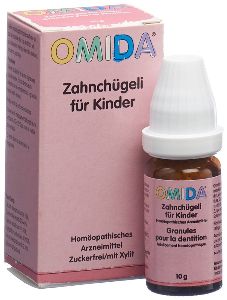 Omida Zahnchügeli für Kinder Glob ohne Zucker Fl 10 g