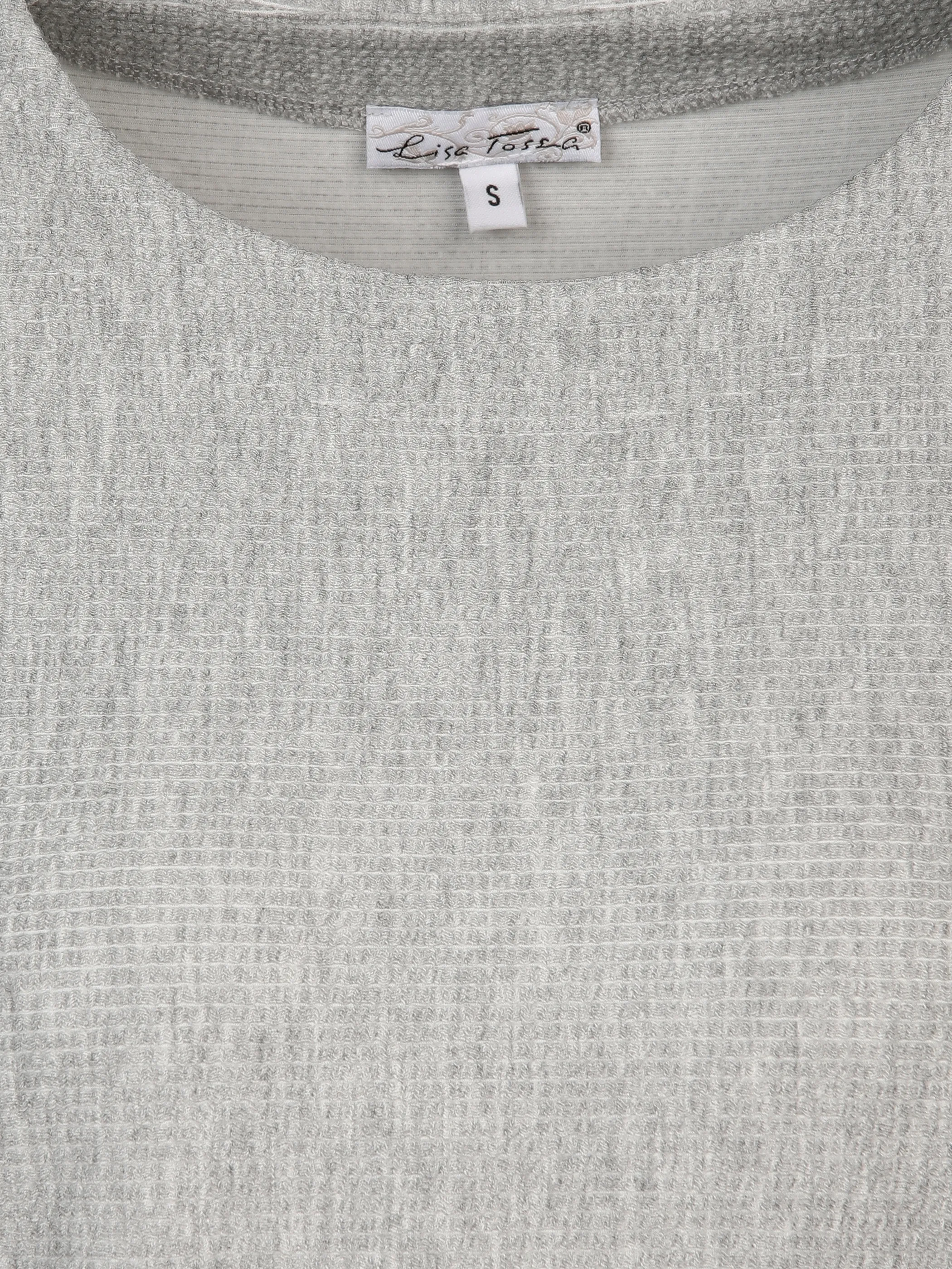 Damen Jaquard-Shirt mit Ripp-Struktur