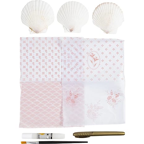 Creativ Company decoupage-sæt - muslingeskaller