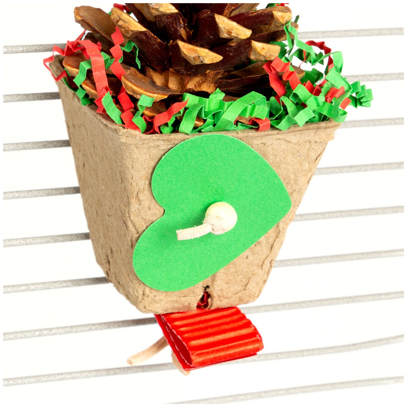 HappyBird Knabberspielzeug Pinecone Cup