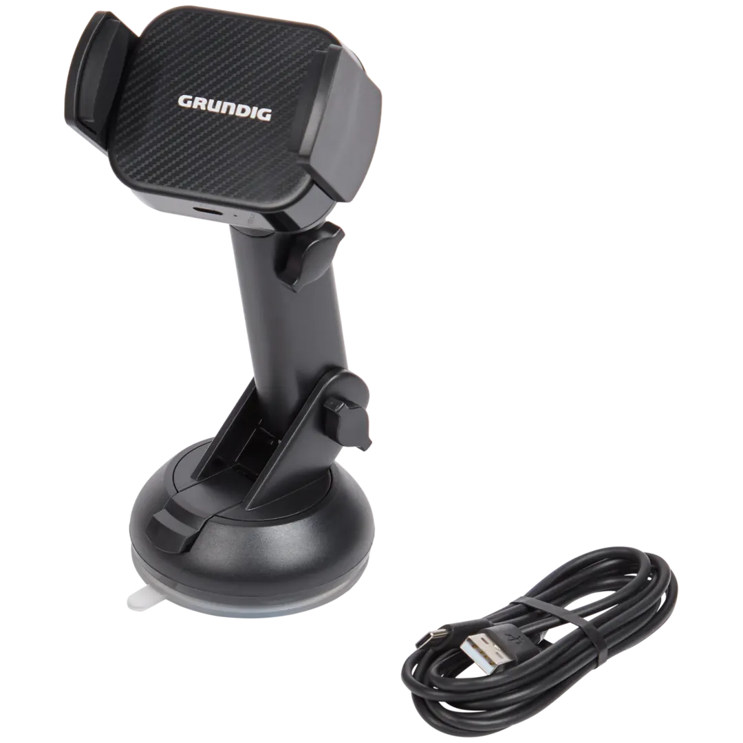 Grundig telefoonhouder met draadloze oplader 15 watt