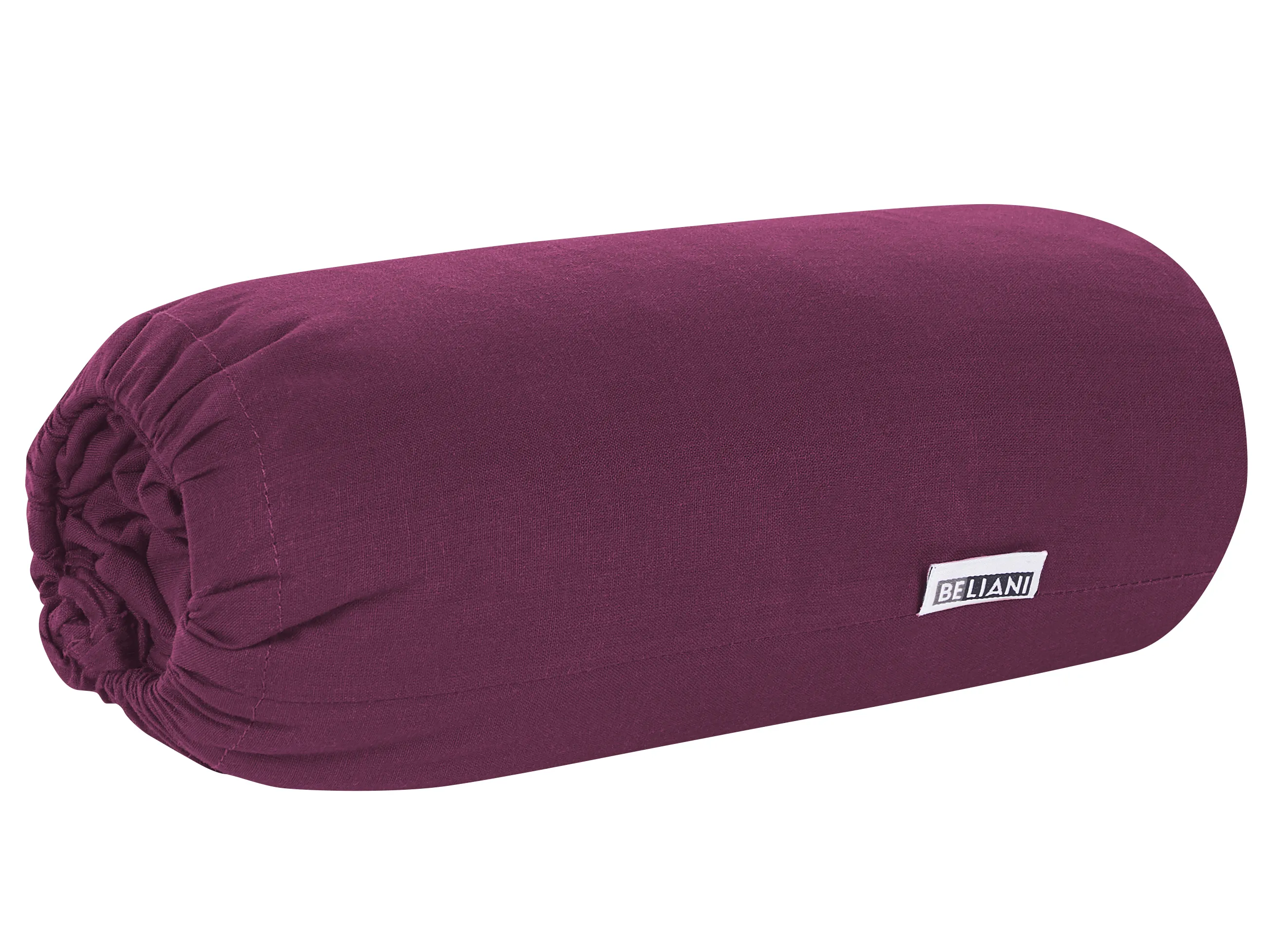 Hoeslaken JANBU Katoen 200 x 200 cm Bordeauxrood