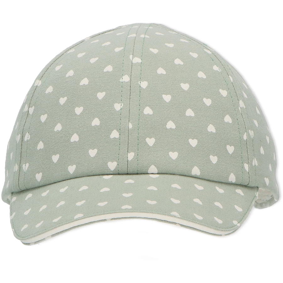 Sterntaler Baseball-Cap Herzen mittelgrün