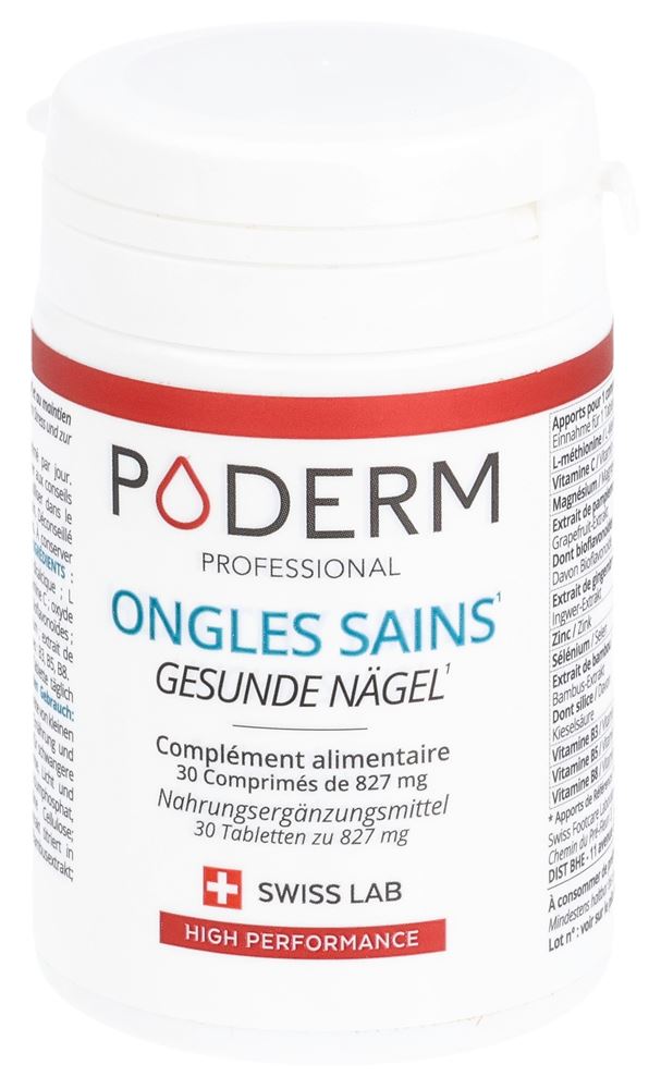 PODERM Compléments Alimentaires<br>30 Stück, Dose, Tablette