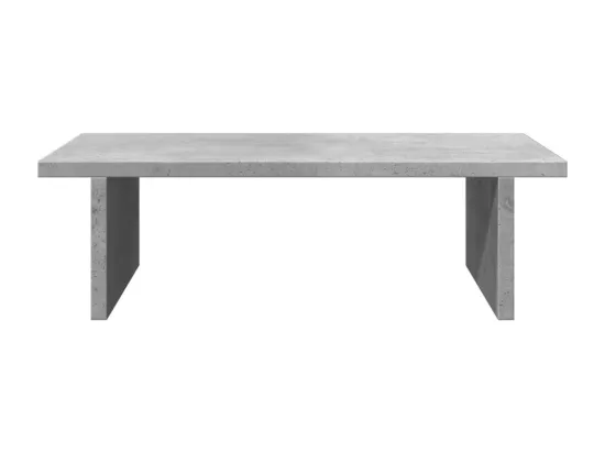 Support de moniteur gris béton 50x27x15 cm bois d'ingénierie