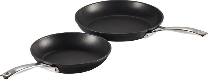 Le Creuset anti aanbak koekenpan set 24 en 28 cm