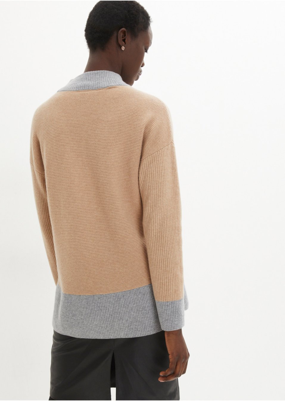 Pull en laine avec teneur en Good Cashmere Standard®