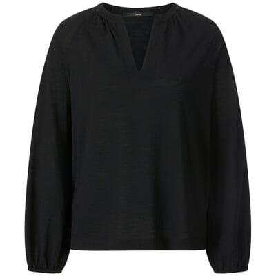 Damen-Blusenshirt, Schwarz