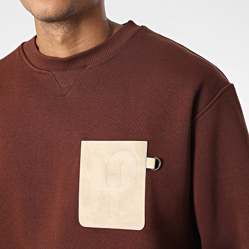 Sweat Crewneck OTS 4 Marron