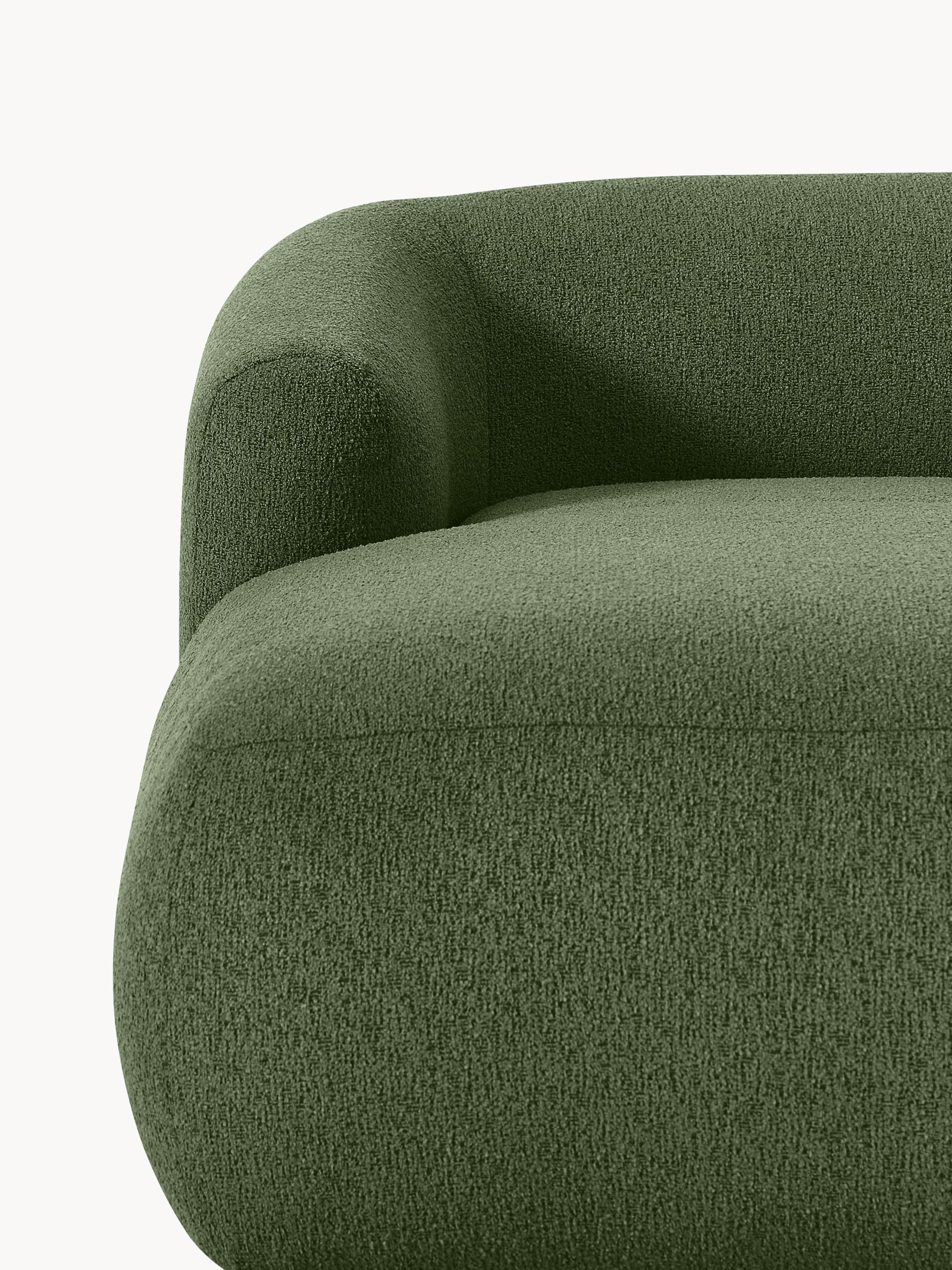 Chaise longue hoekmodule Sofia uit bouclé