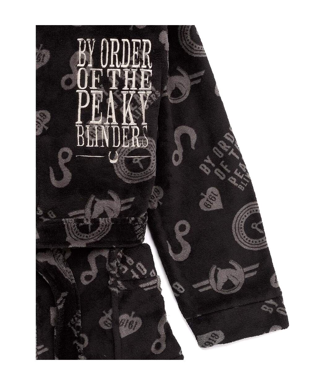 Peaky Blinders - Robe de chambre - Homme (Gris / Noir / Blanc) - UTNS6516