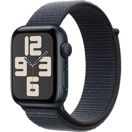 Apple Watch SE (2024) 44 mm GPS - Midnight Aluminium Sport Loop