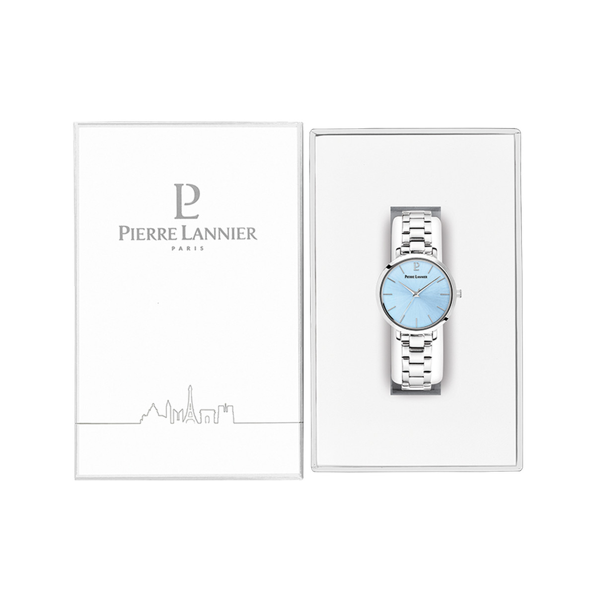 Montre PIERRE LANNIER Chouquette femme bracelet acier argent