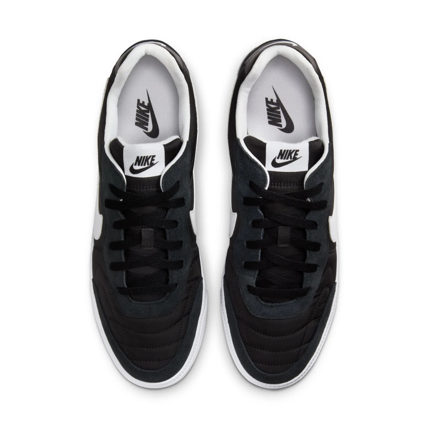 Nike Sportswear Tiempo Trainer Sneakers Zwart Wit Bruin