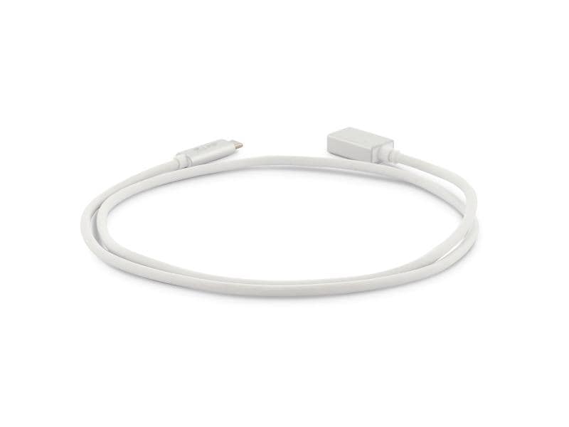 LMP USB 3.1 Adapter USB C – USB C 1 m Verlängerung Silber USB-Adapter