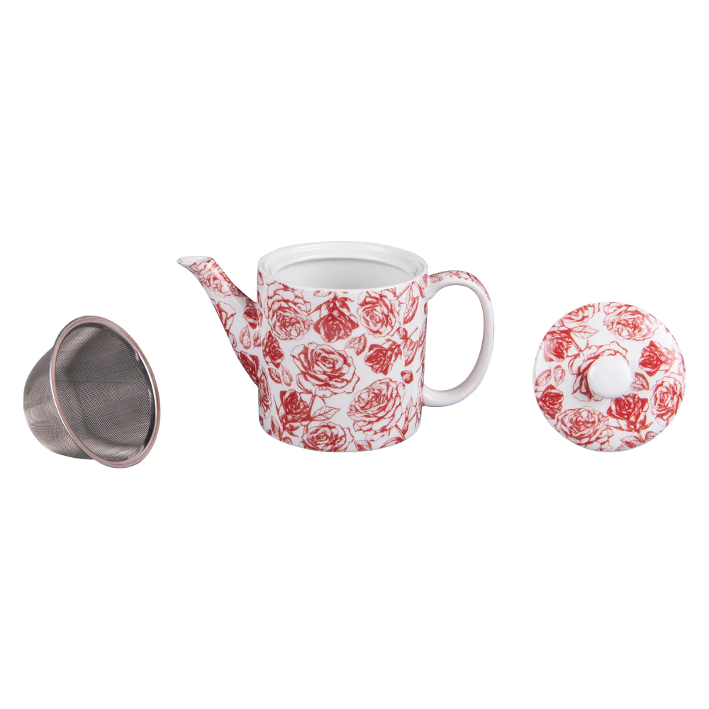Coffret théière 0,7L avec filtre Louise Table passion