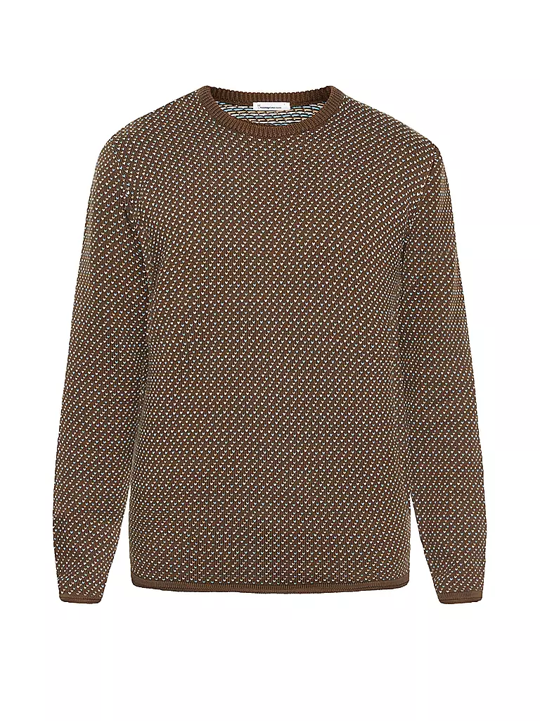 KNOWLEDGE COTTON APPAREL Pullover  braun