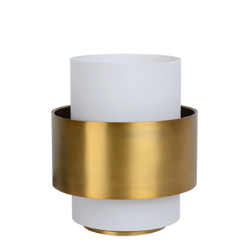 Lucide FIRMIN tafellamp Ø 20 cm mat goud / Messing