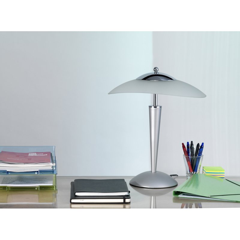 Lampe de bureau Led Cristal - Unilux - 10 W - E14 - Tactile