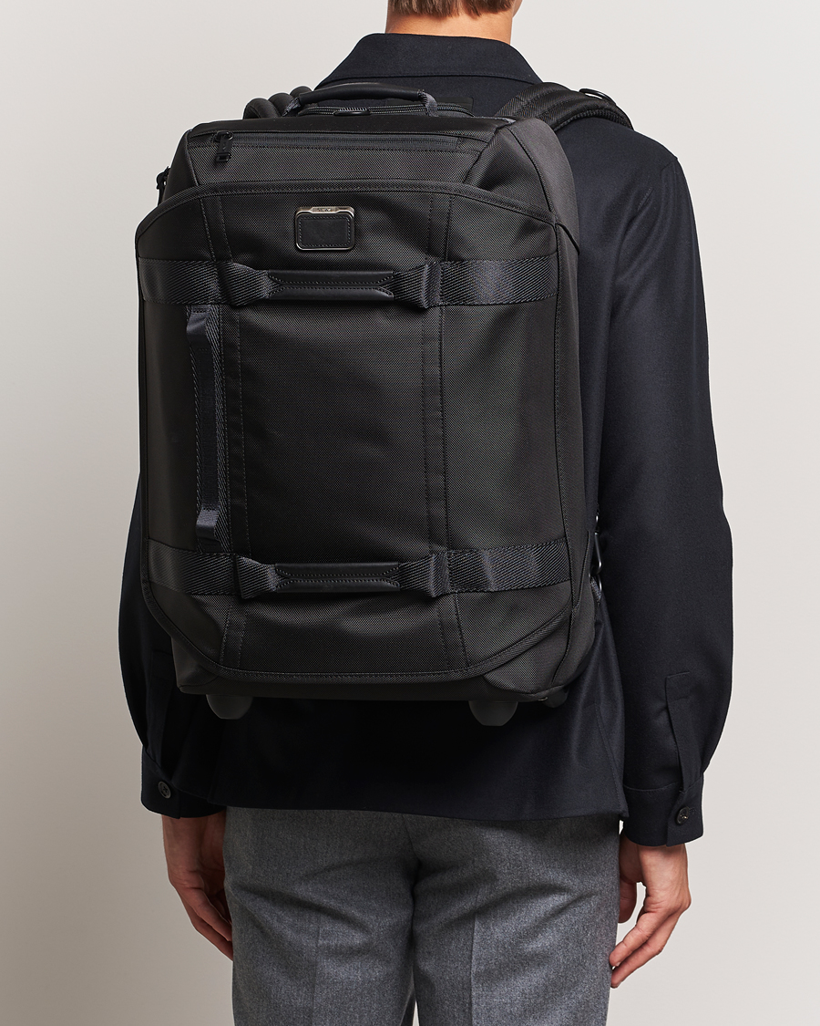 TUMI Alpha Bravo Wheeled Duffle Black