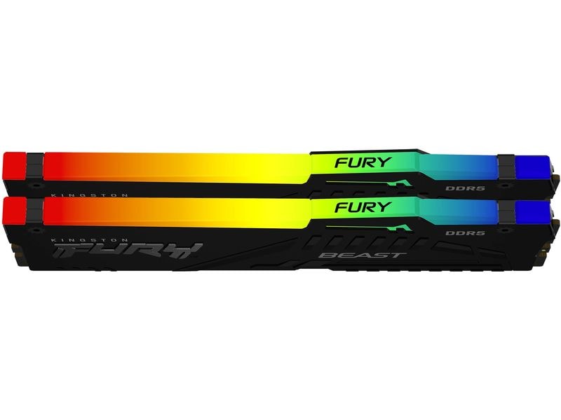 Kingston DDR5-RAM FURY Beast RGB EXPO 6000 MHz 2x 16 GB High-Performance Arbeitsspeicher mit RGB-Beleuchtung