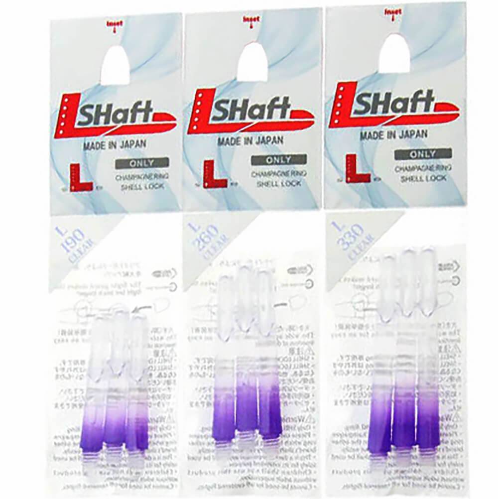 L-Style - L-Shaft Lock Straight TwoTone - Transparent Lila