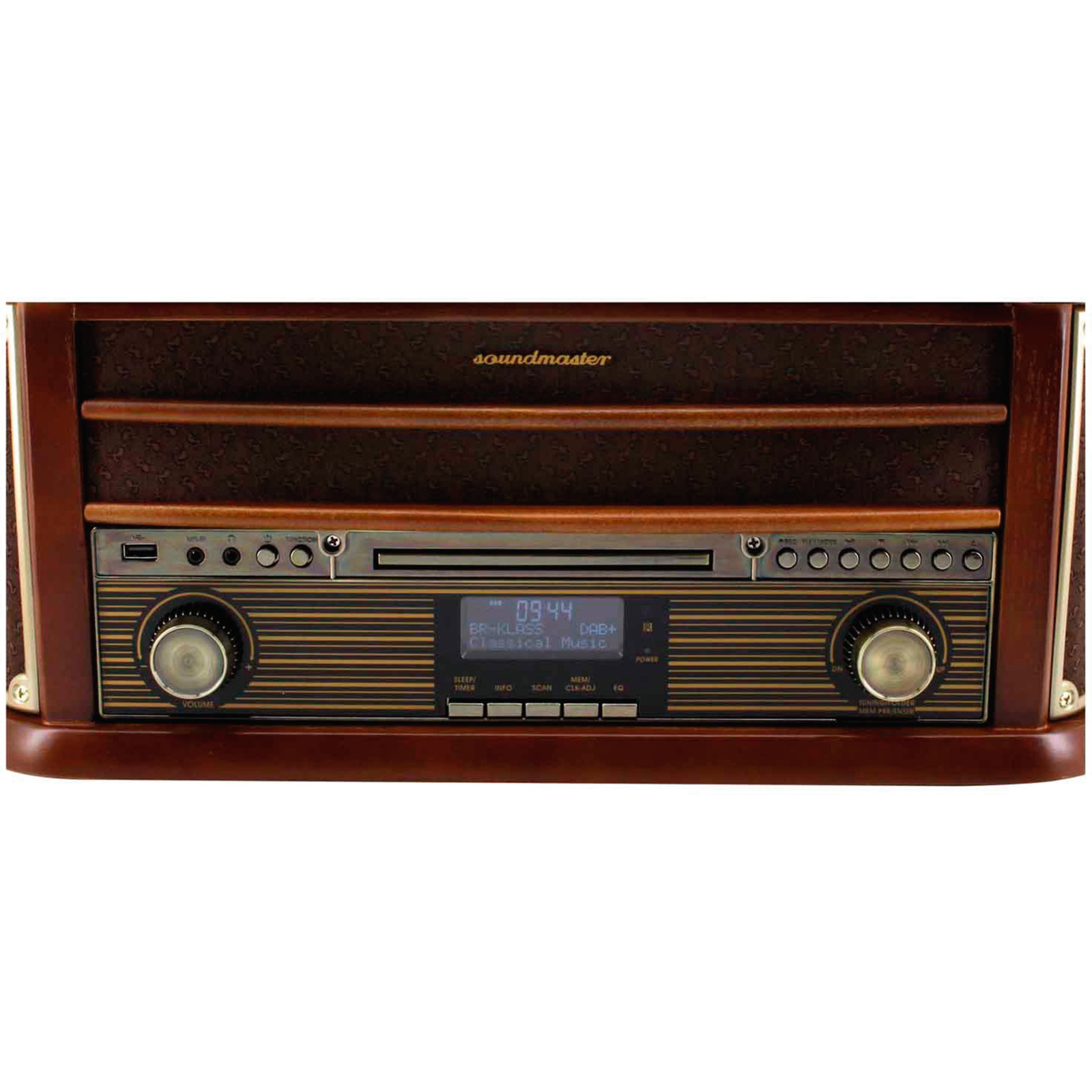 Soundm HiFiPlattenspieler/DAB+NR545DAB