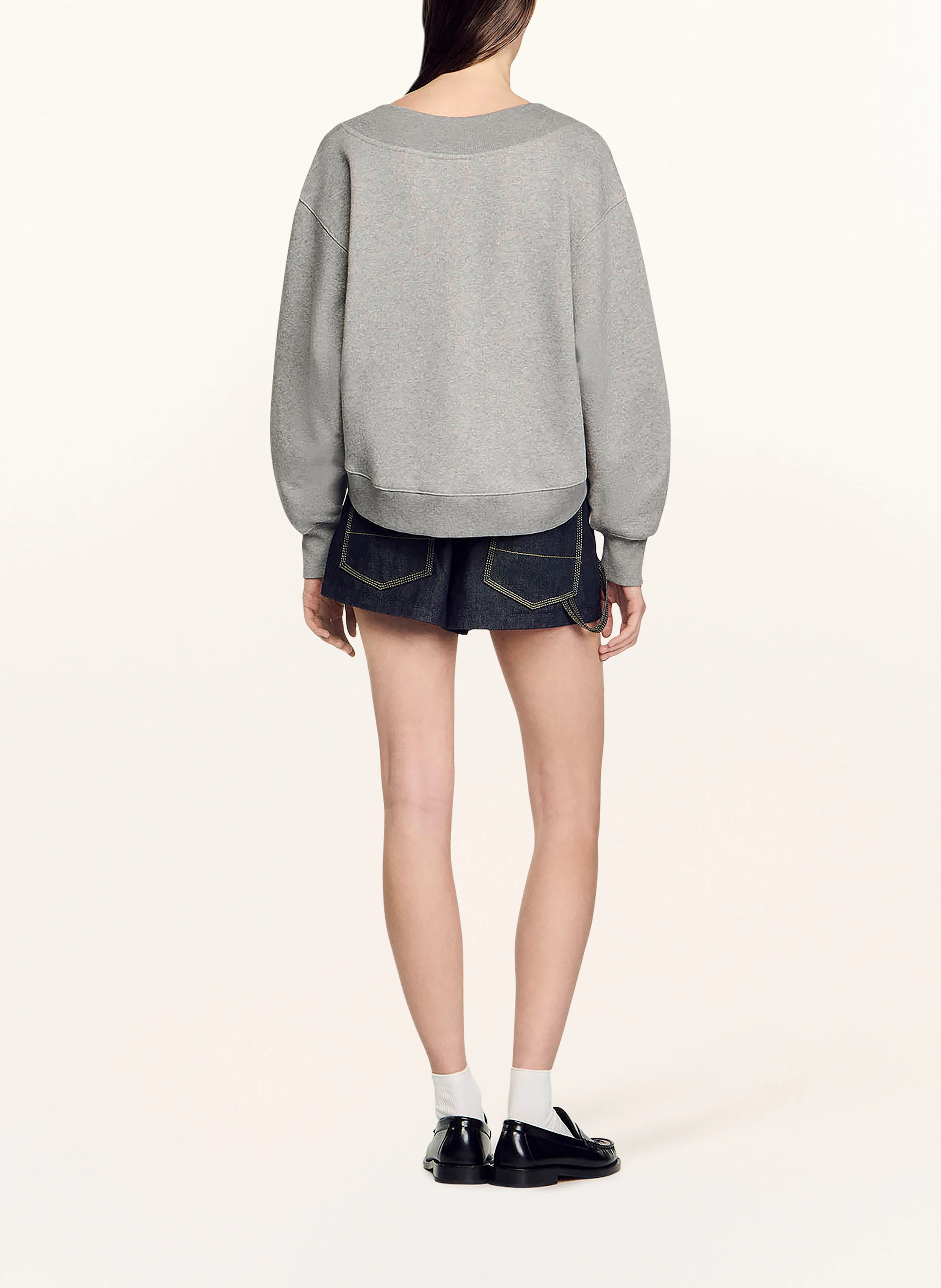 SANDRO Cropped-Sweatshirt