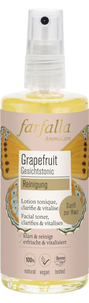 Farfalla Feuchtigkeitsspendendes Tonic Grapefruit 100 ml