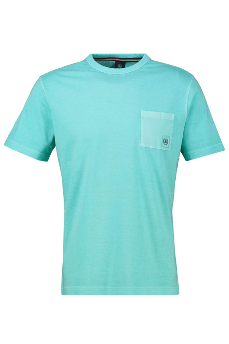 Lerros blauwe heren t-shirt