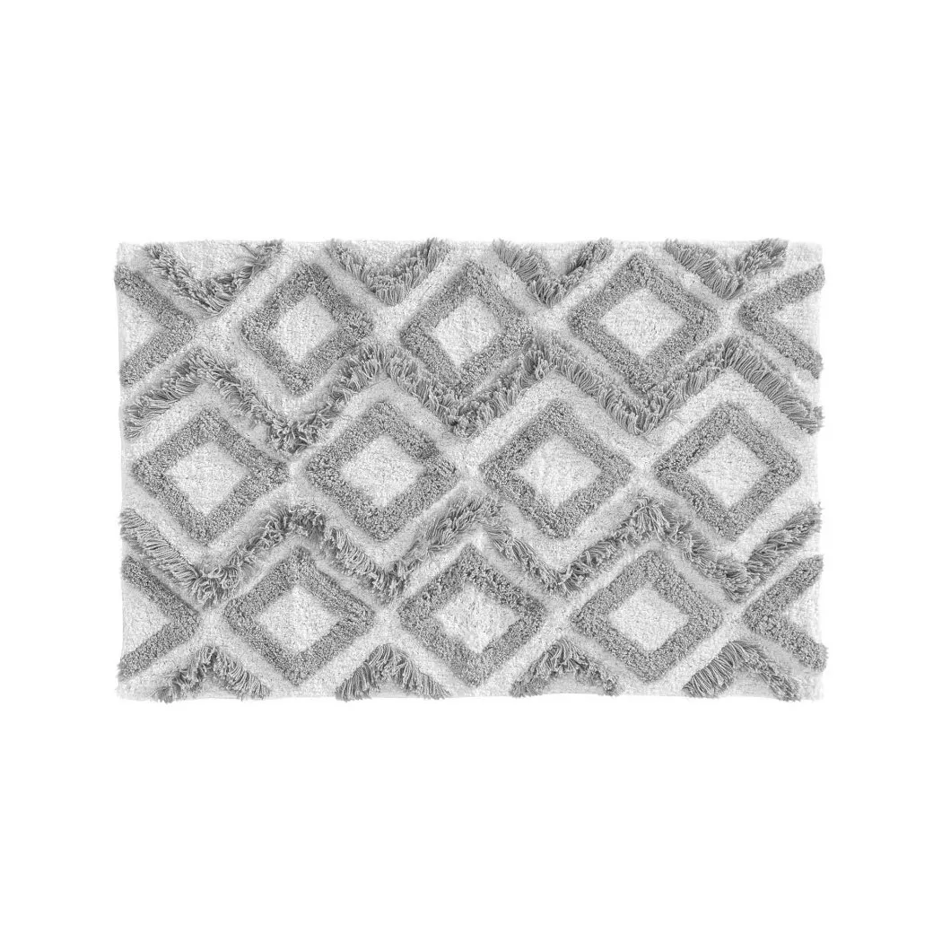 Tapis de bain (80 cm) Ikatis Gris