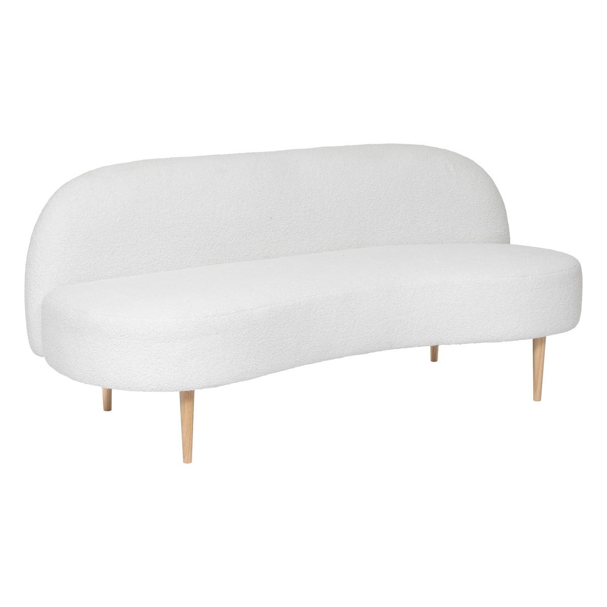 BANQUETTE INSI 2 PLACES BLANC D.172X75X72CM