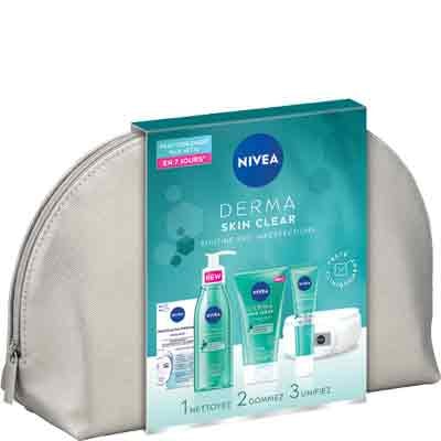 Trousse de toilette - Derma Skin Clear - Peaux à imperfections - 5 produits