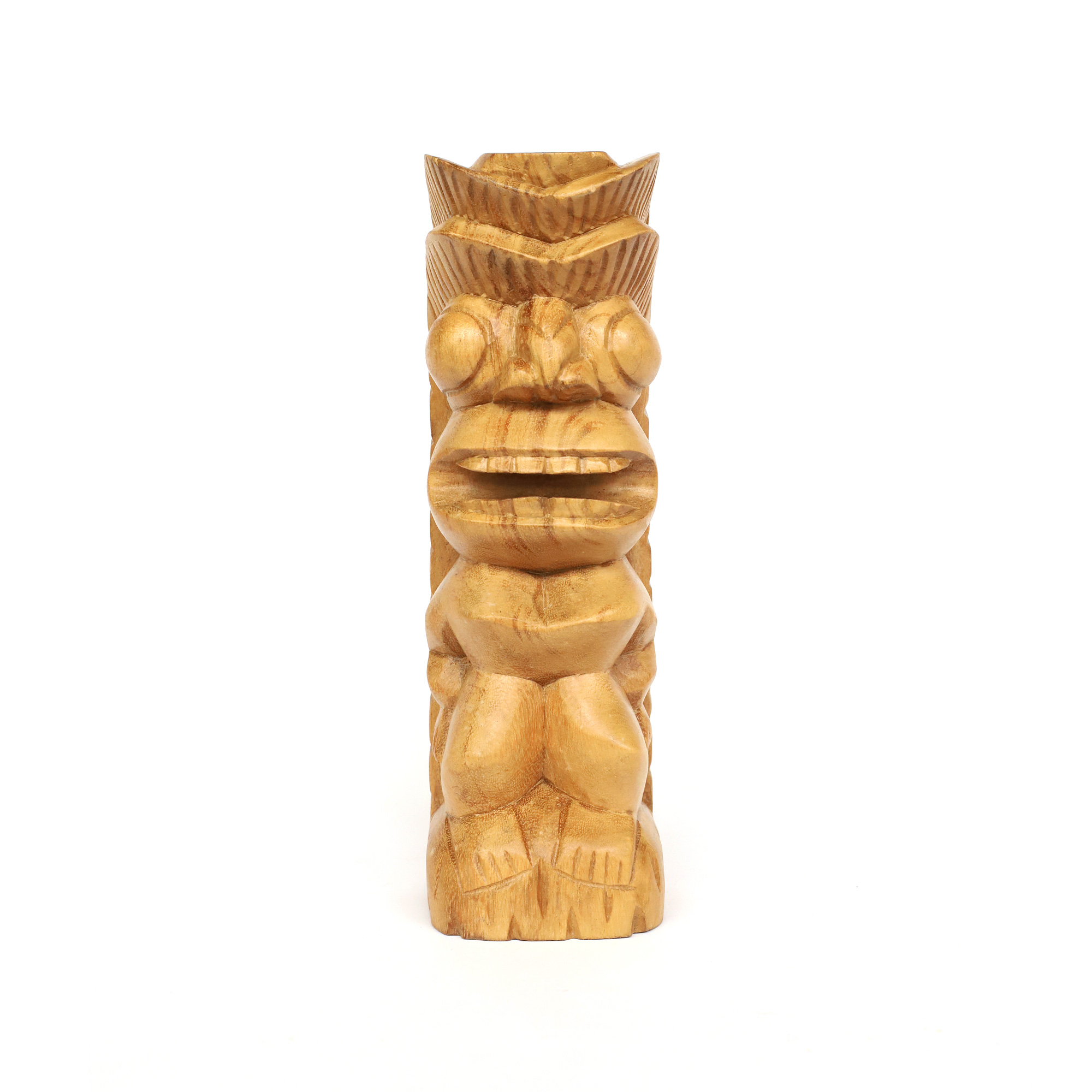 Primitif-Statue aus Suarholz, natur, H 20 cm, B 10 cm, L 9 cm von fischer's lagerhaus