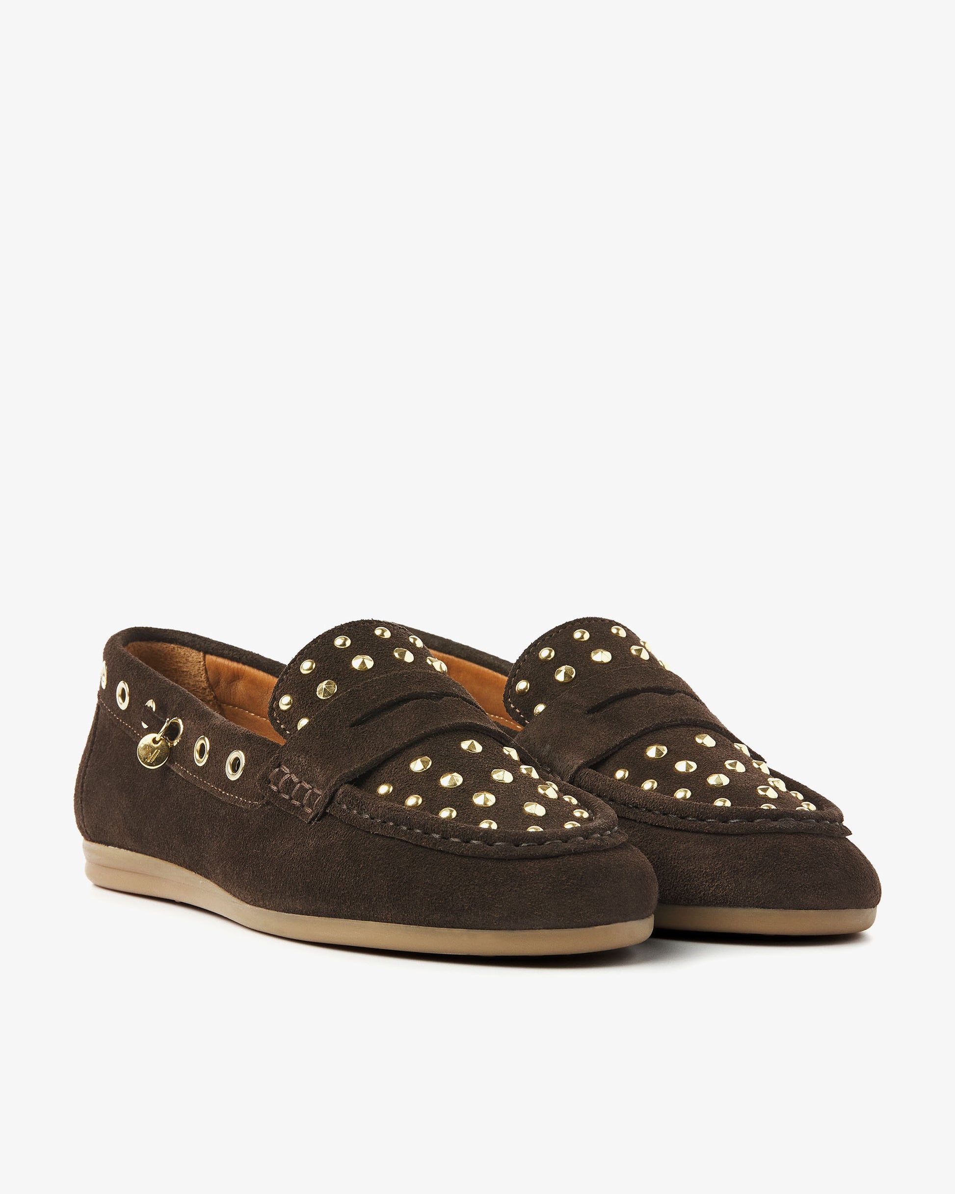 VIA VAI bruine dames loafers June Macy