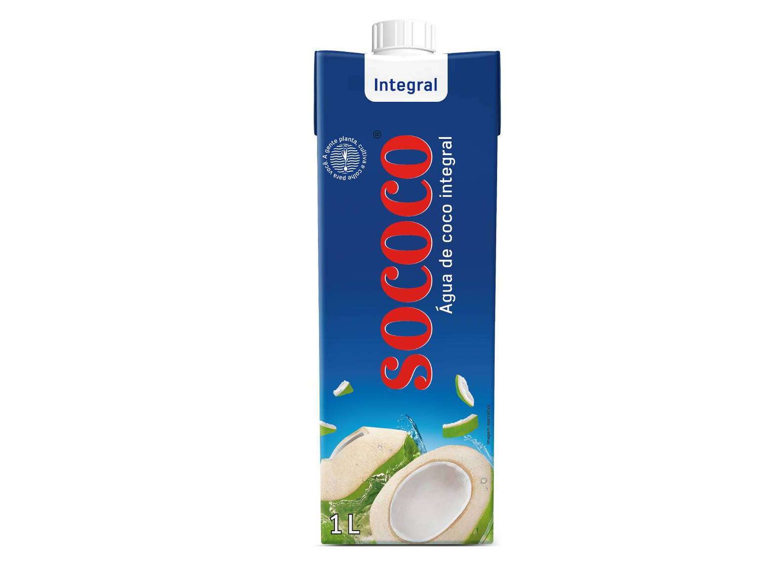 ÁGUA DE COCO SOCOCO INTEGRAL 1L