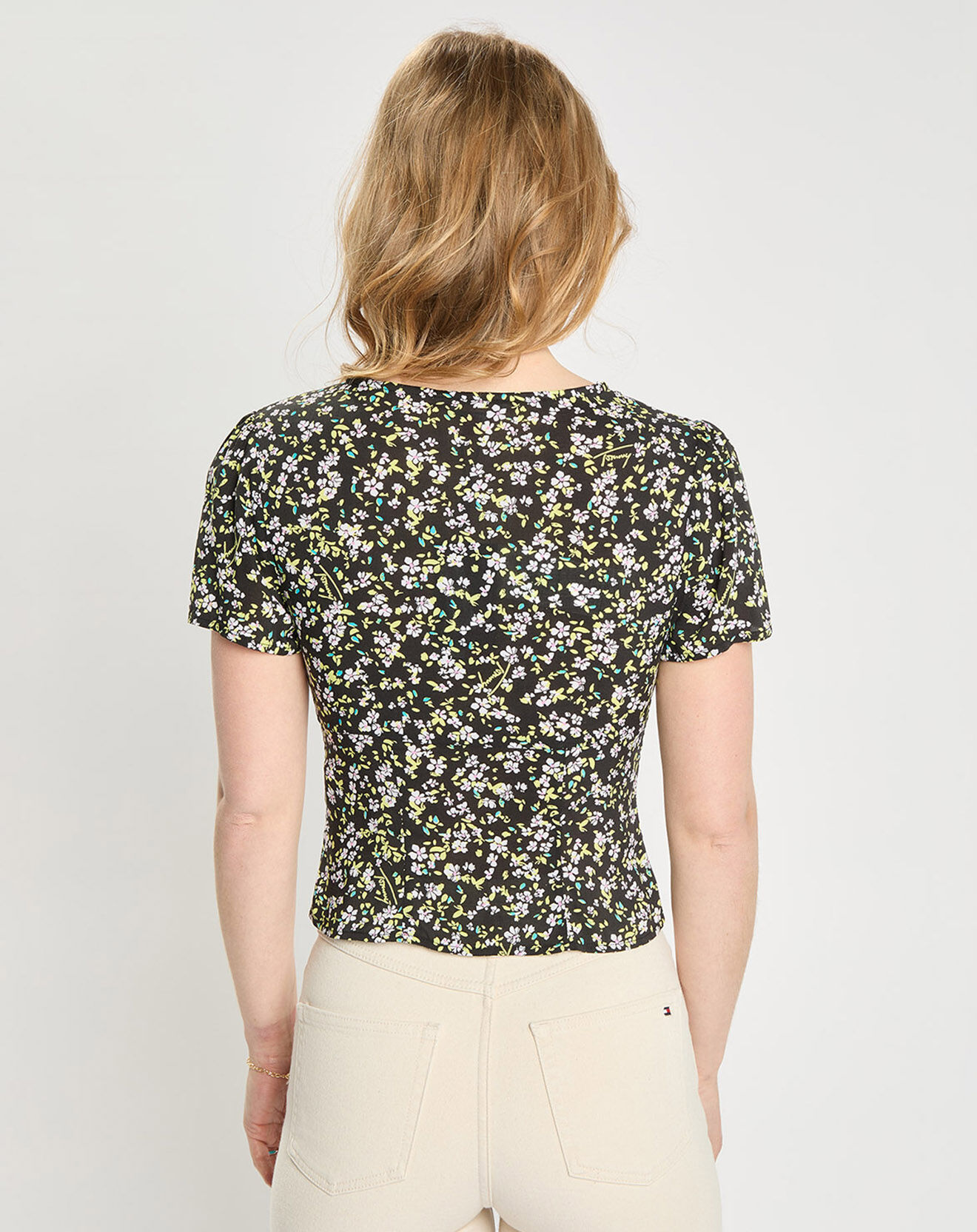 Tommy Jeans Top Célia à fleurs multicolore